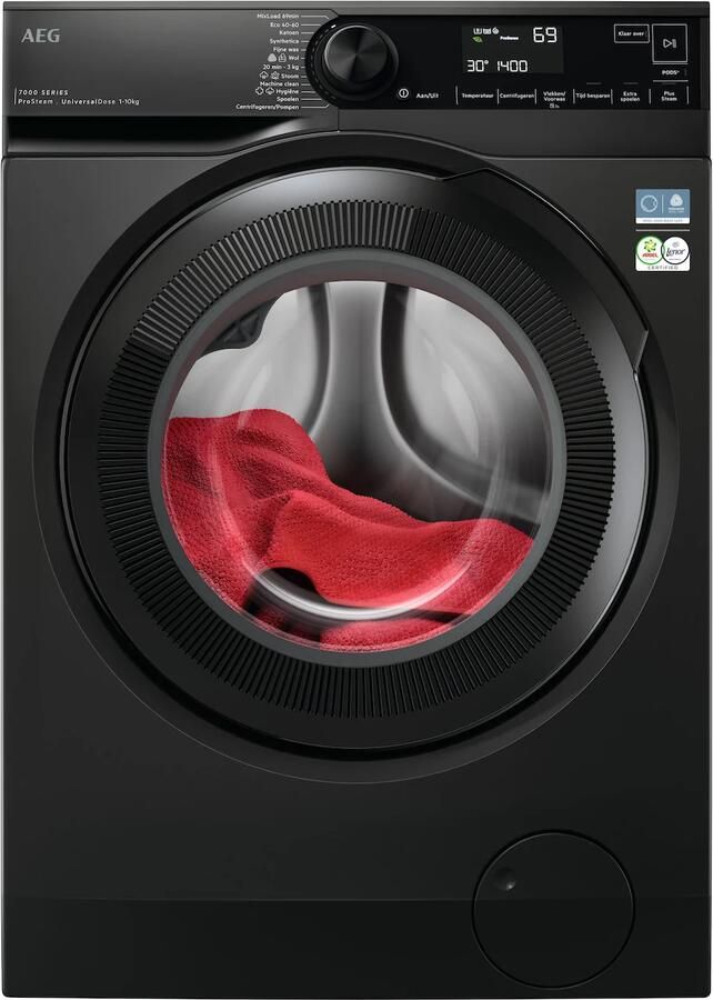 AEG 7000 ProSteam UniversalDose Wasmachine 10 kg Dark Silver LR7606UDS4