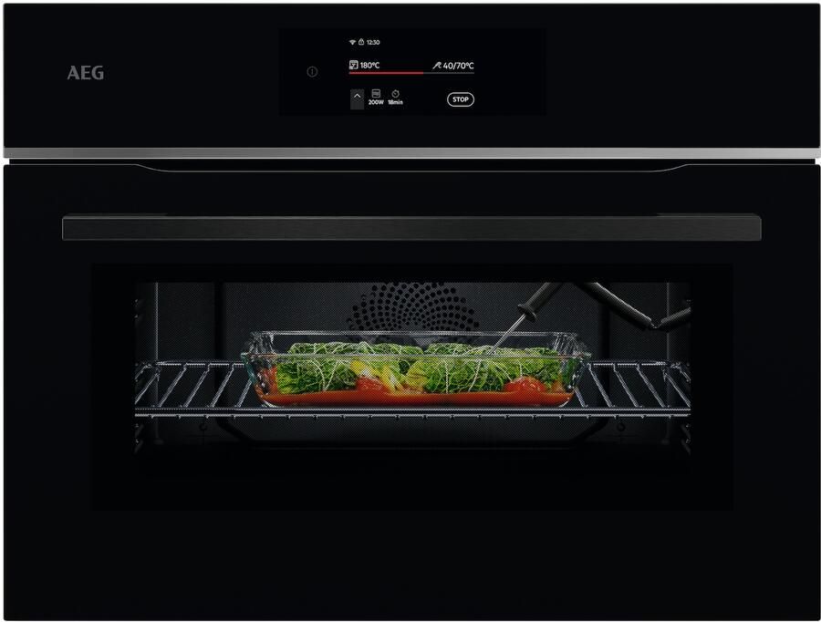 AEG 8000 MealAssist CombiQuick Heteluchtoven met magnetron TK8NK72FB