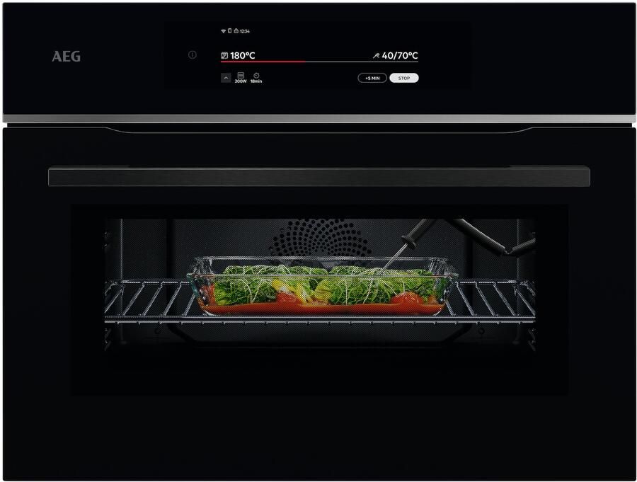AEG TK9NK921B 9000 CombiQuick Inbouw Heteluchtoven met Magnetron