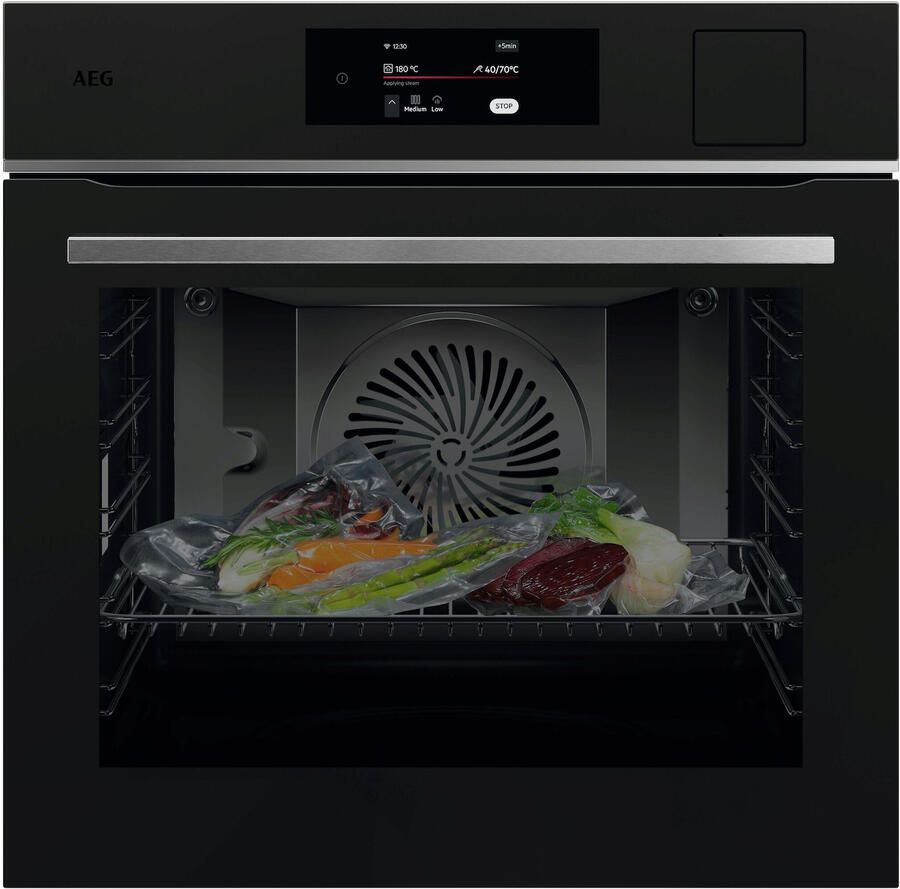 AEG 8000 MealAssist met SteamPro Combi hetelucht- en stoomoven TP8SB73FAT