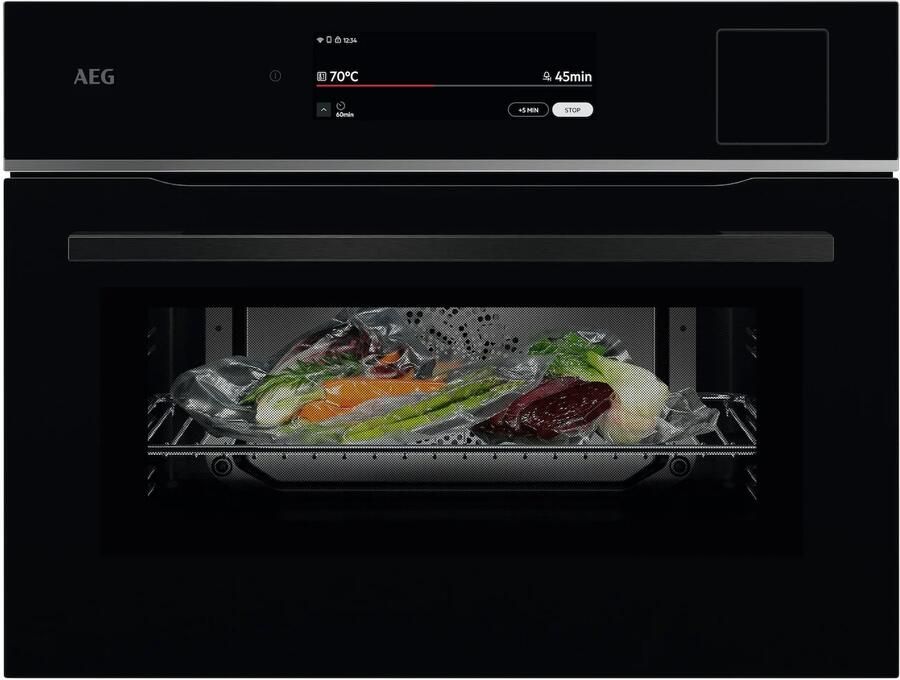 AEG 8000 MealAssist met SteamPro Combi hetelucht- en stoomoven TP8SK721B