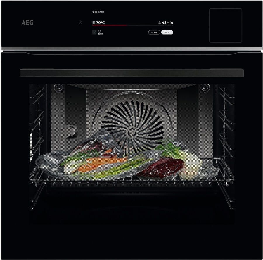 AEG 9000 ProAssist met SteamPro Combi hetelucht- en stoomoven TP9SB831AB