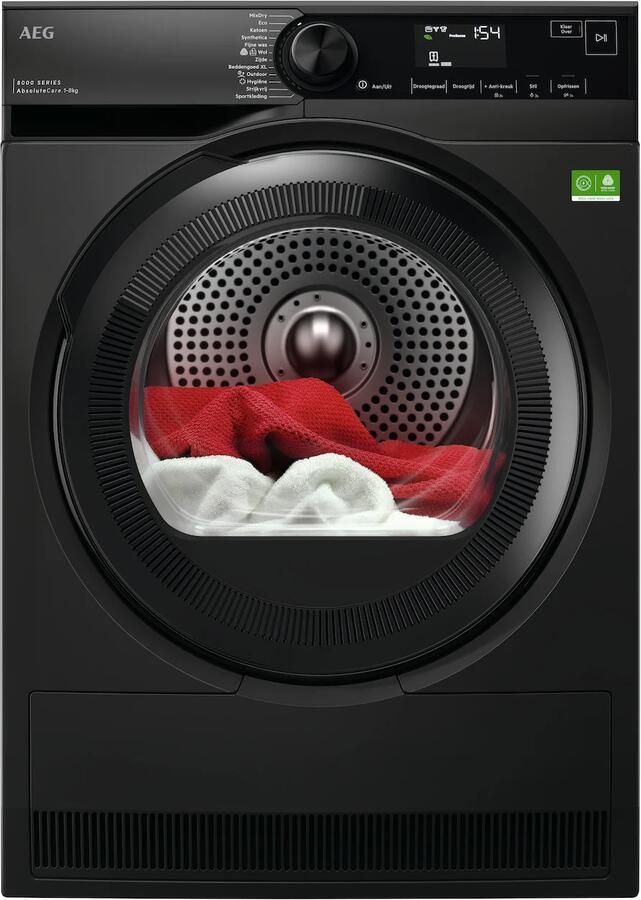 AEG 8000 AbsoluteCare Warmtepomp Droger 8 kg Dark Silver TR868DS4