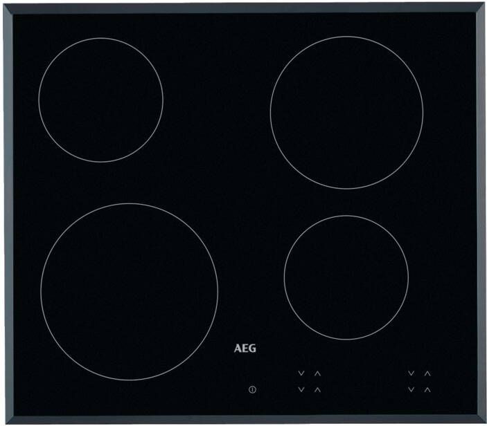 AEG HK624000FB Keramische inbouwkookplaat Zwart