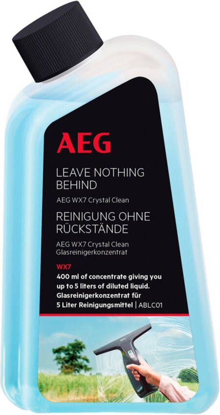 AEG Reiniger crystal clean wx7 ruitenreiniger Raamreiniger accessoire Blauw