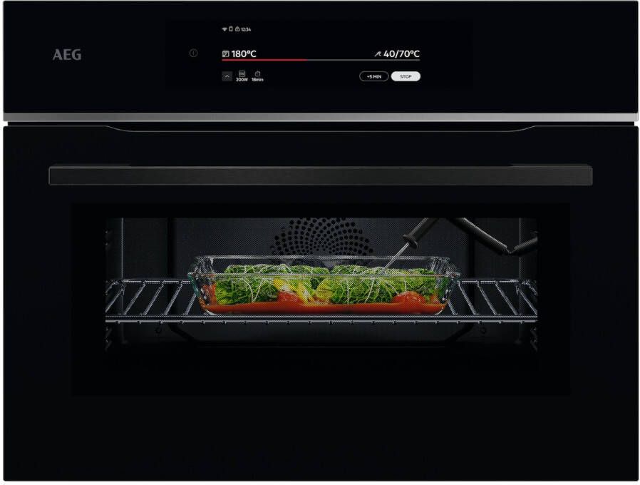 AEG TK9NK921B 9000 CombiQuick Inbouw Heteluchtoven met Magnetron