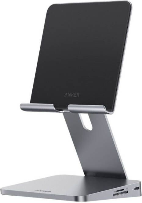 Anker 551 USB-C Hub (8-in-1 iPad Tablet Stand) USB Hub Grijs