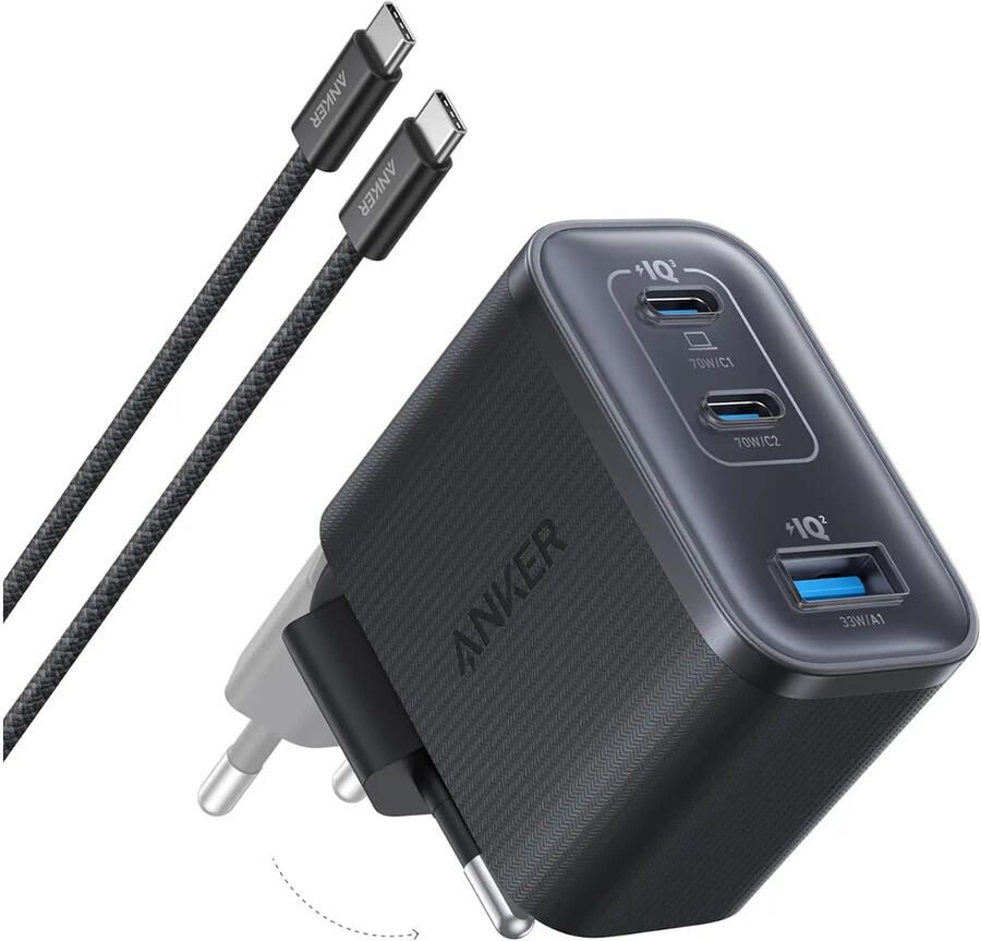 Anker Charger (70W) 1A2C Oplader