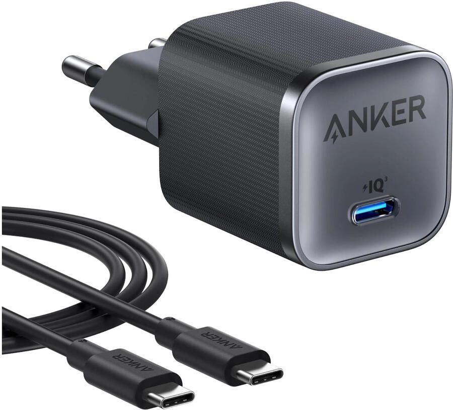 Anker Nano Charger (45W 1C) Oplader Zwart