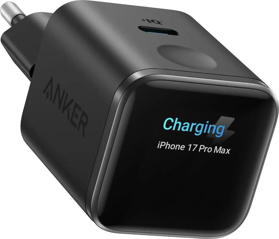 Anker Nano Oplader 45W Power Delivery Zwart