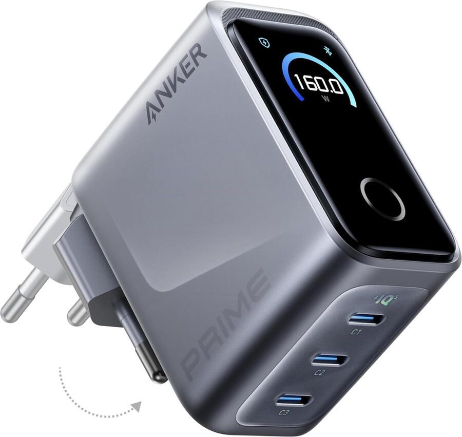 Anker Prime wired charger (160W 140Wmax) 3C support IoT Oplader