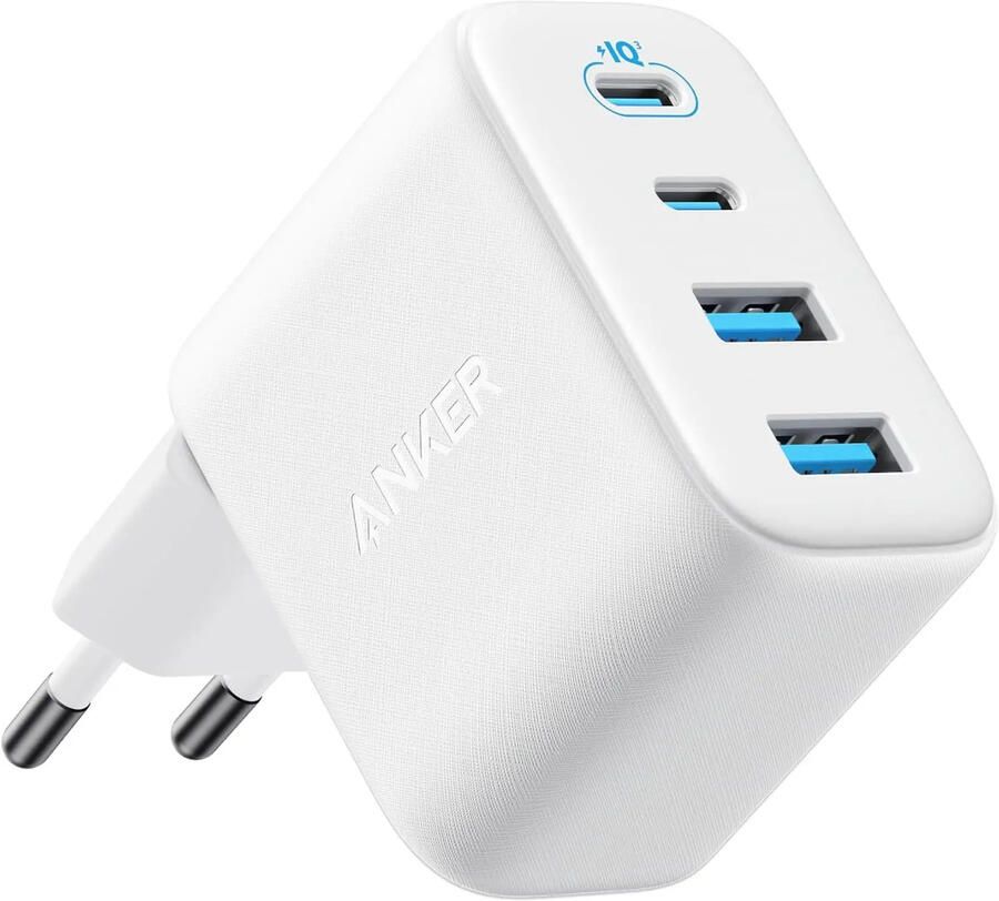 Anker Zolo Charger 50W 4-Port 2x USB-C 2x USB-A Oplader