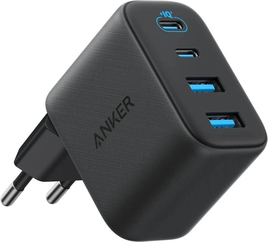 Anker Zolo Charger 50W 4-Port 2x USB-C 2x USB-A Oplader