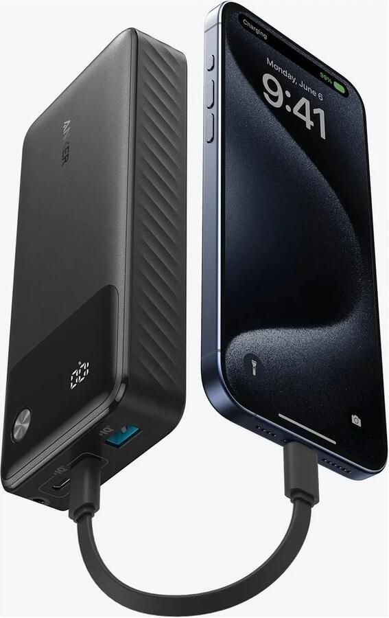 Anker Zolo Power Bank 20K 30W Built-In USB-C Cable Powerbank