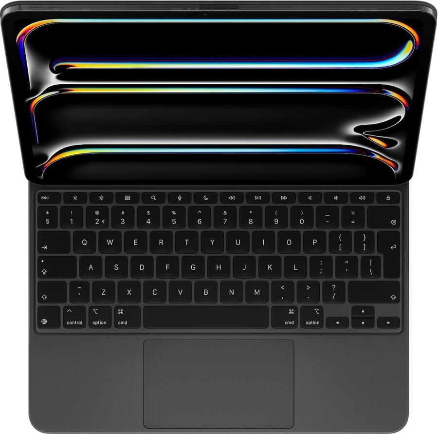 Apple Magic Keyboard voor iPad Pro 13-inch (2024) Nederlands Tablethoesje Zwart