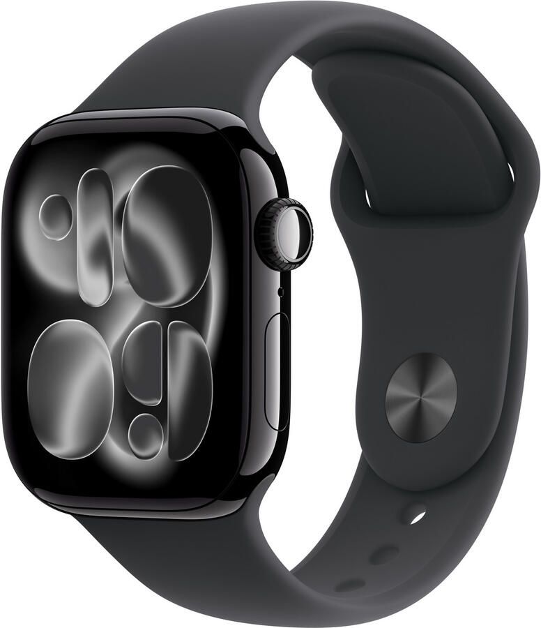 Apple Watch Series 11 GPS + Cellular 42mm met Sport Band M L Smartwatch Zwart
