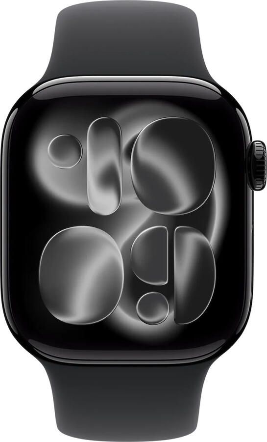 Apple Watch Series 11 GPS 42mm Jet Black Aluminium Case met Black Sport Band M L Smartwatch Zwart - Foto 2