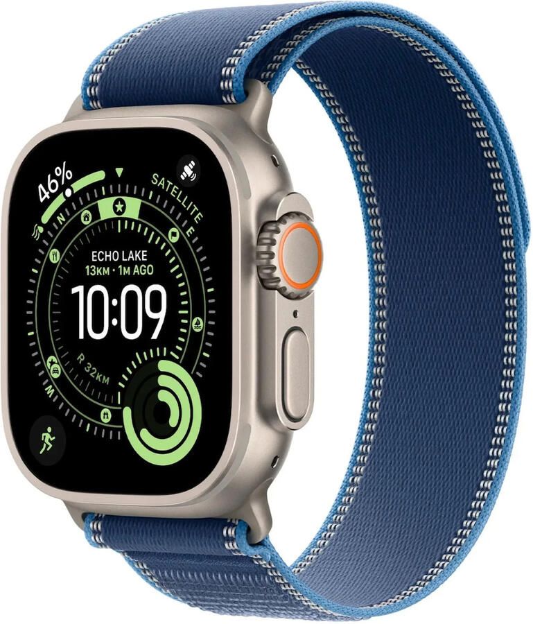 Apple Watch Ultra 3 GPS + Cellular 49mm met Tail Loop M L Smartwatch Beige