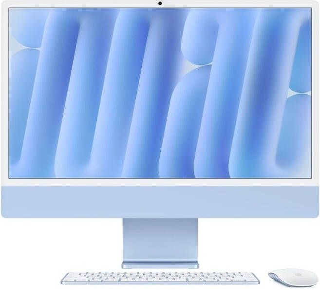 Apple iMac 24 (2024) M4 (8 core CPU 8 core GPU) 16GB 256GB All-in-one PC Blauw