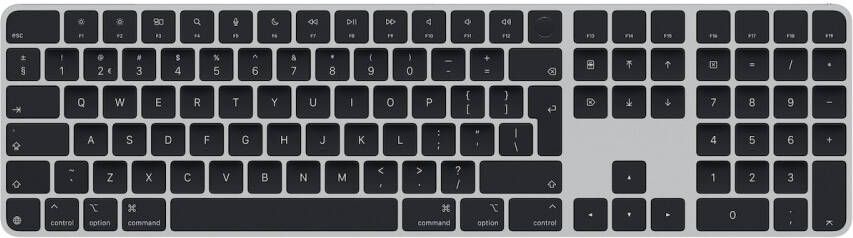 Apple Magic Keyboard met Touch ID en numeriek toetsenblok (2024) Toetsenbord Zwart