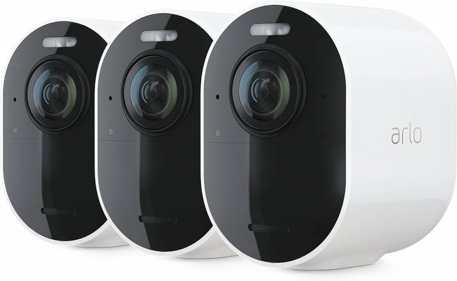 Arlo Ultra 2 wire-free 3-pack IP-camera Wit
