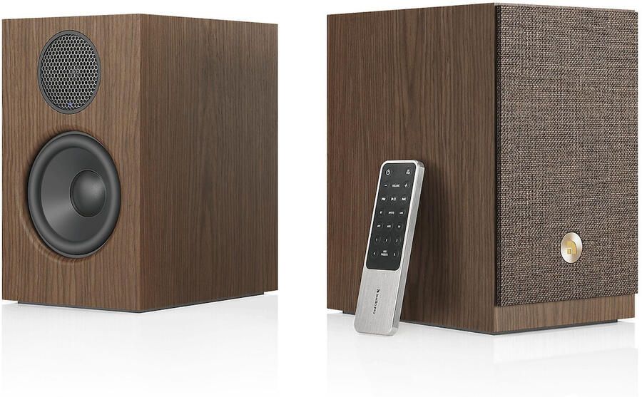 Audio Pro A28 W-Series Smart Multiroom 2x75W Boekenplank speaker Bruin