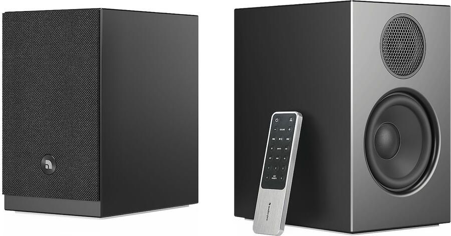 Audio Pro A28 W-Series Smart Multiroom 2x75W Boekenplank speaker Zwart