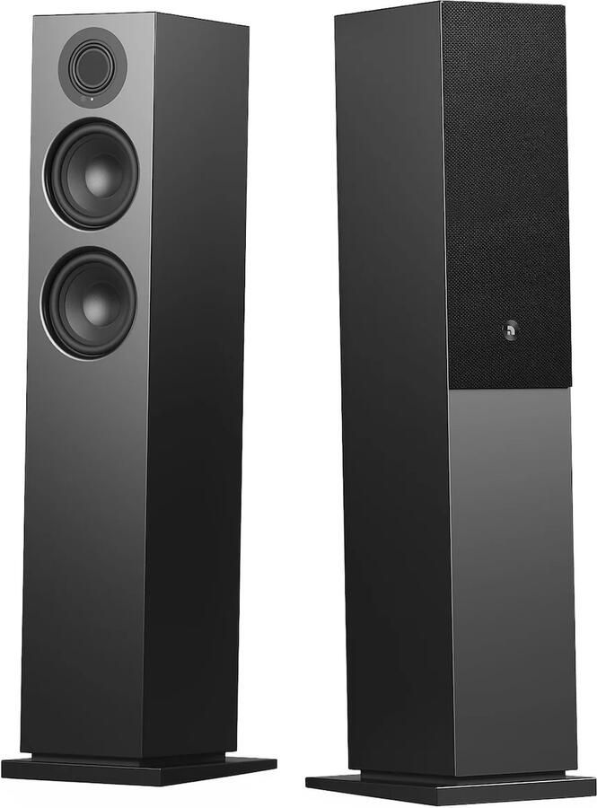 Audio Pro A48 W-Series Smart Multiroom 2x130W Vloerstaande speaker Zwart