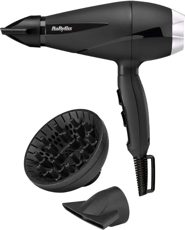 BaByliss Style Pro 2100 Föhn 6710DE Ionische pluiscontrole Diffuser 2 blaasmonden