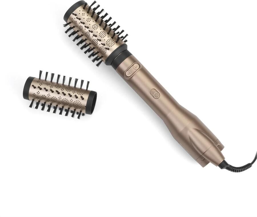 BaByliss Big Hair Dual Föhnborstel AS952E Roterende föhnborstel 2 roterende borstels Evenredige luchtverdeling [Airstyler] - Foto 2