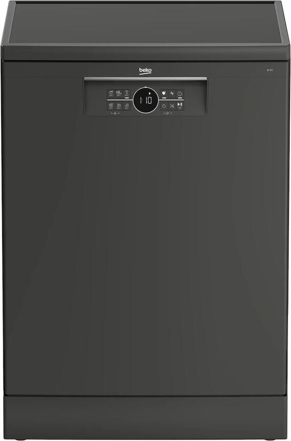 Beko BDFN26440MG Vrijstaande vaatwasser Grijs
