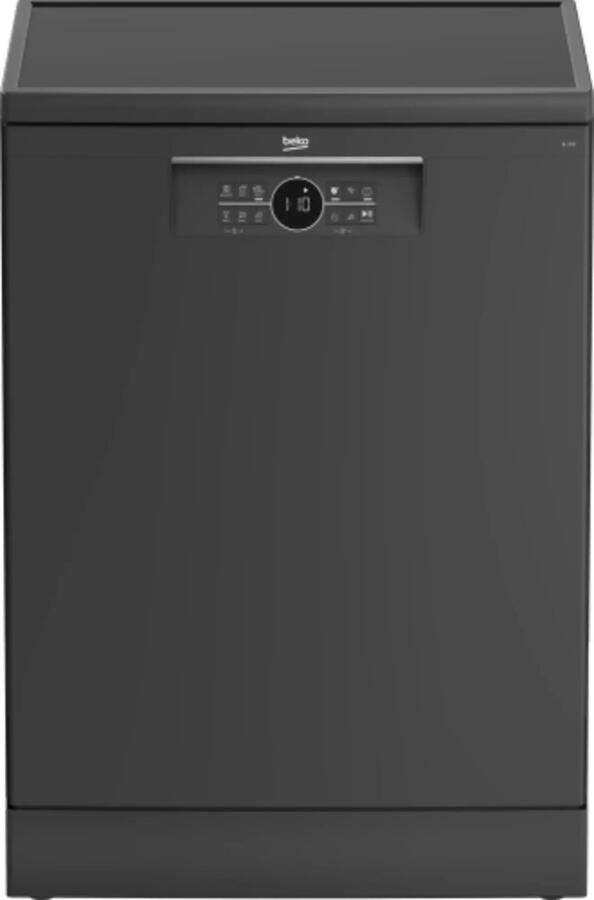 Beko BDFN26460G Vrijstaande vaatwasser Grijs