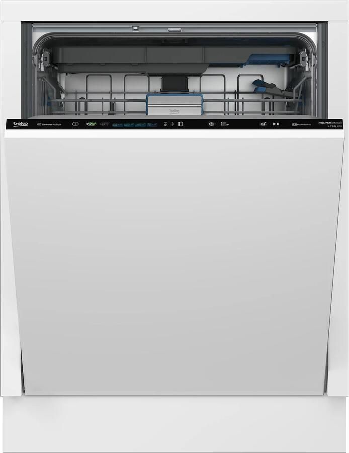 Beko BDIN4S560WP PowerIntense Vrijstaande vaatwasser