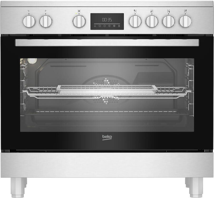 Beko BGM 30203 EX Keramisch fornuis Grijs