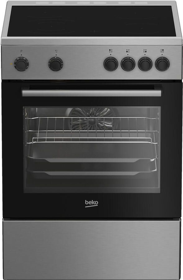 Beko FBM6701X Inductie fornuis Grijs