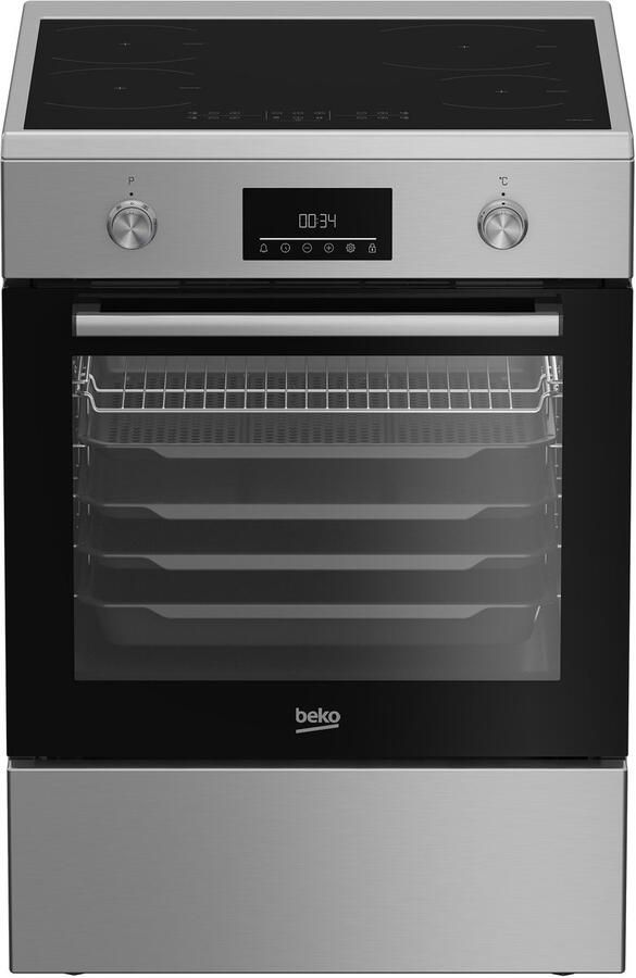 Beko FBMA6930GX Inductie fornuis Zwart