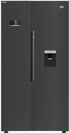 Beko GN163241XBRN Amerikaanse Koelkast Side-By-Side Dark Inox