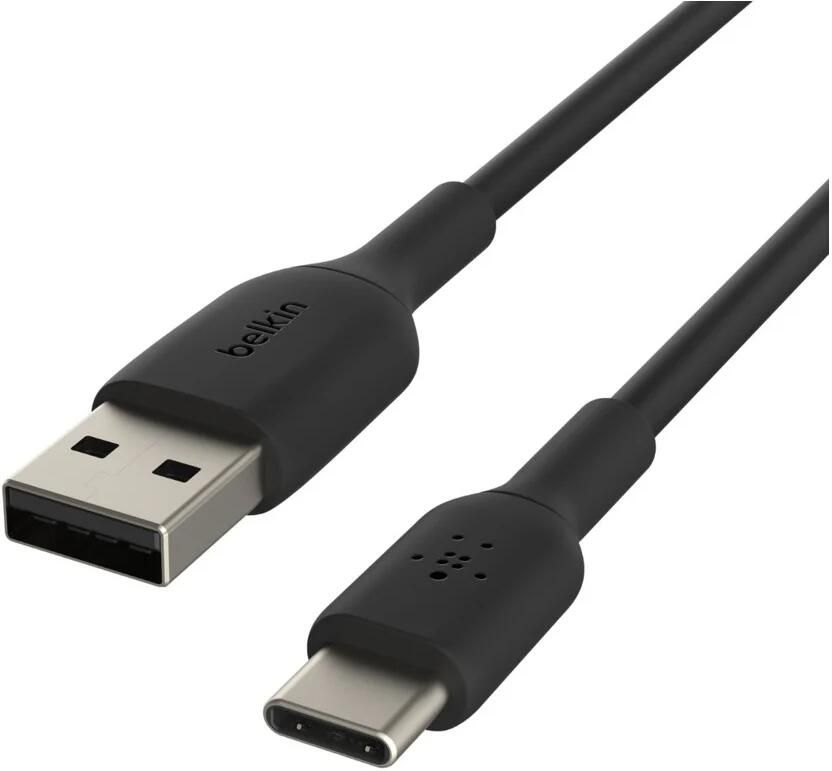 Belkin BoostCharge USB-A naar USB-C Kabel 3m Oplader Zwart