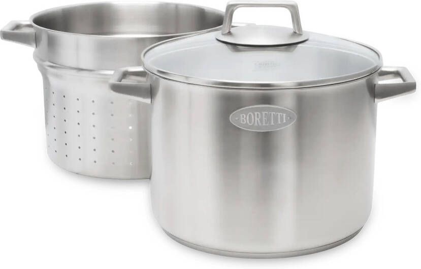 Boretti BAC 154 Pasta Pan Stoompan Ø25cm RVS