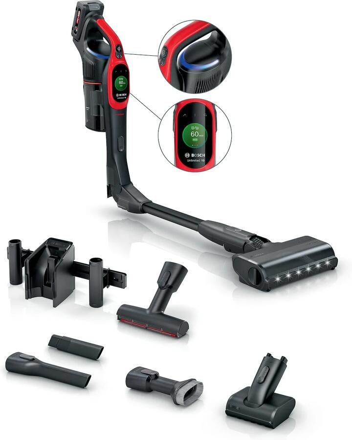 Bosch BCS1041PET Unlimited 10 Steelstofzuiger zonder zak Zwart