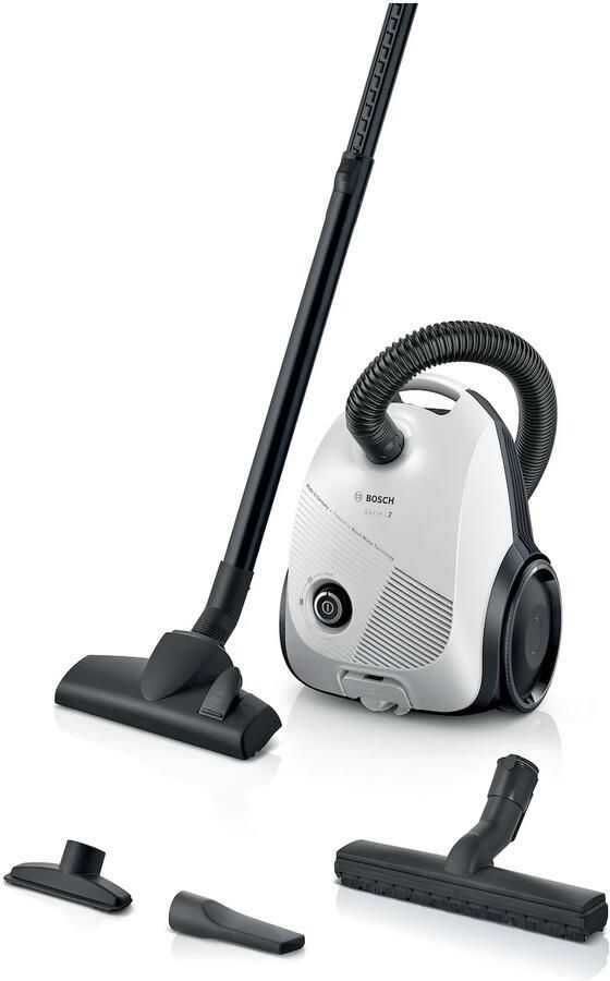 Bosch BGLS2WH1H Serie 2 Stofzuiger met zak Wit