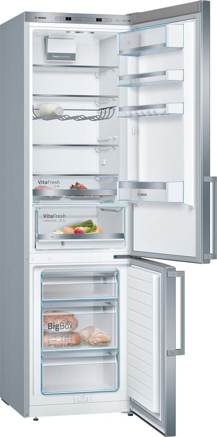 Bosch KGE398IBP Serie 6 Koel-vriescombinatie RVS Energielabel B