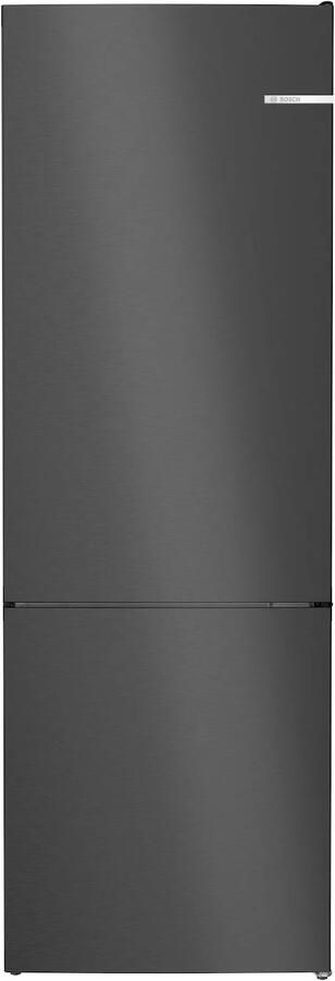 Bosch KGN492XCF Serie 4 Vrijstaande koel-vriescombinatie Zwart NoFrost VitaFresh Energielabel C