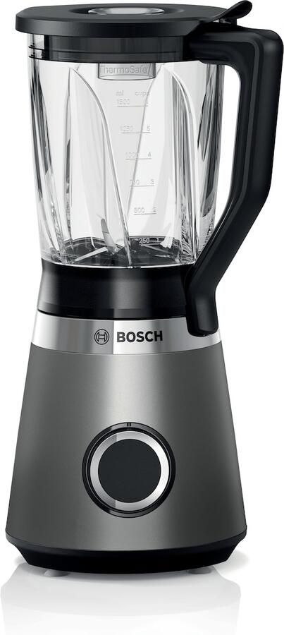 BOSCH Blender MMB6172S VitaPower Serie 4 30.000 tpm thermosafe glazen pot (1 5 l) inclusief stop - Foto 4