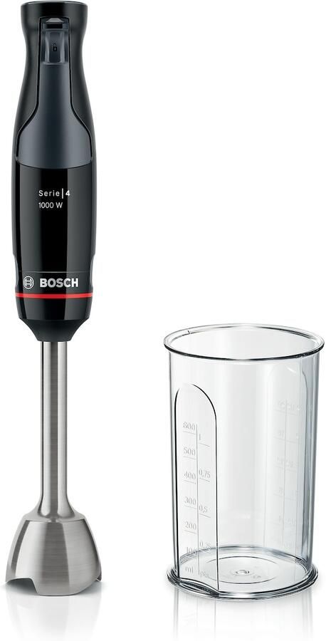 Bosch Serie 4 MSM4B610 ErgoMaster Staafmixer 1000 W Zwart - Foto 3