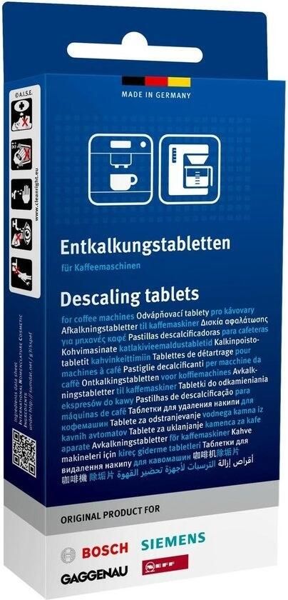Bosch ontkalkingstableten TZ80002 Koffie accessoire Blauw