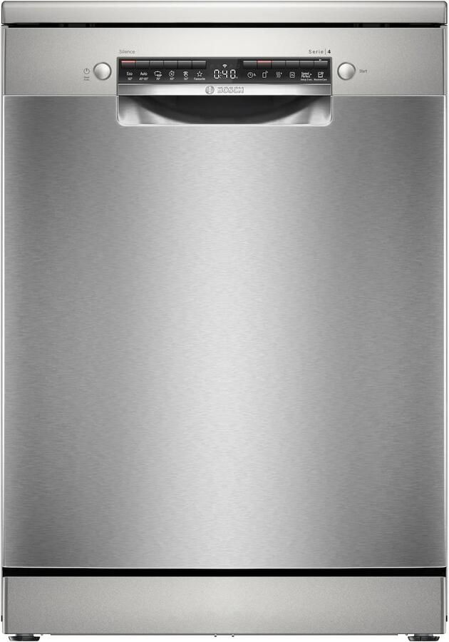 Bosch SMS4HVI14E Vrijstaande vaatwasser Grijs