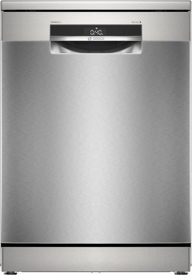 Bosch SMS6ZCI11F Vrijstaande vaatwasser Zilver