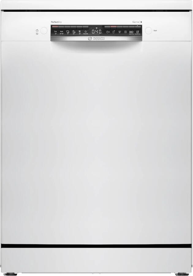Bosch SMS6ZCW10E Vrijstaande vaatwasser Wit