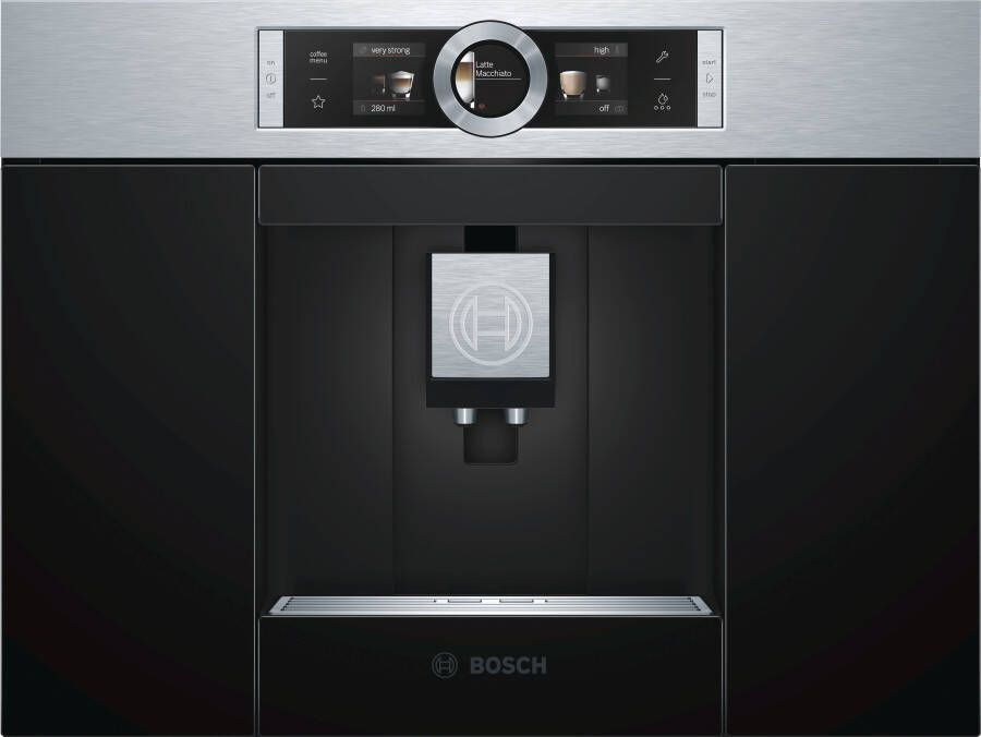 Bosch CTL636ES1 Serie | 8 Inbouw Espressomachine RVS Zwart